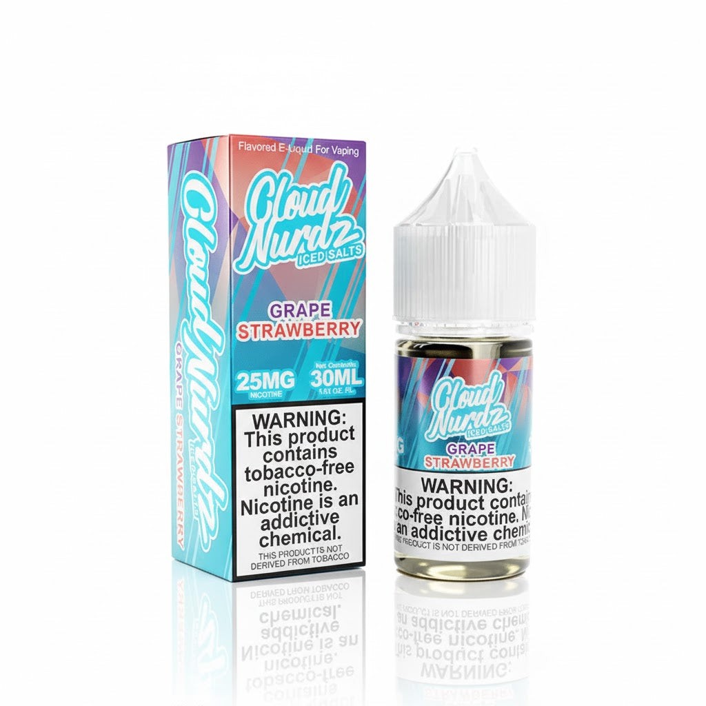 CLOUD NURDZ GRAPE STRAWBERRY 30ML