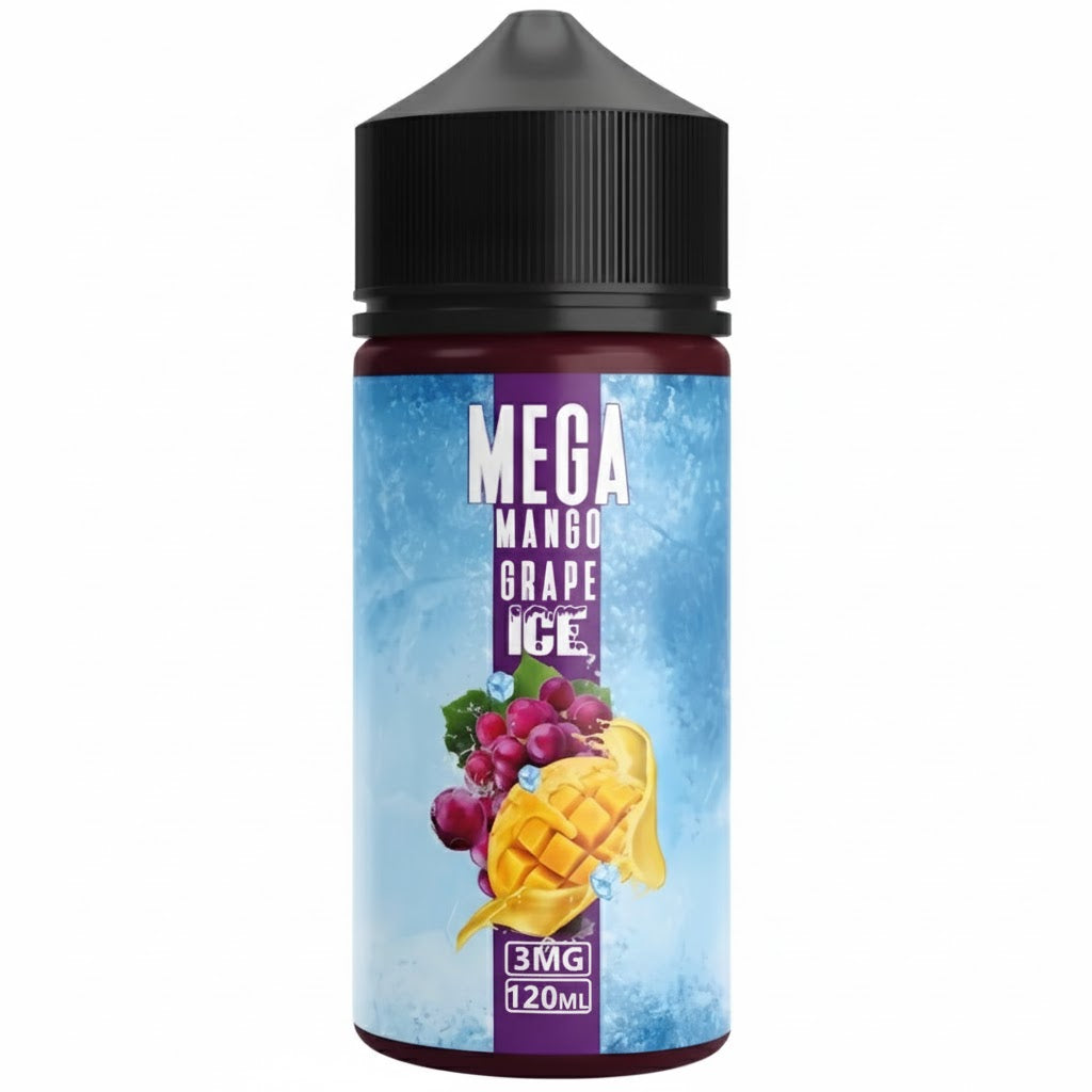MEGA ICED MANGO GRAPE 120ML