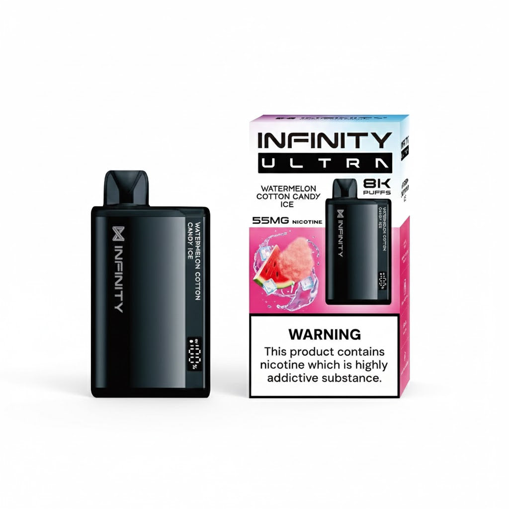 INFINITY ULTRA 8000 PUFFS WATERMELON COTTON CANDY / 55 MG