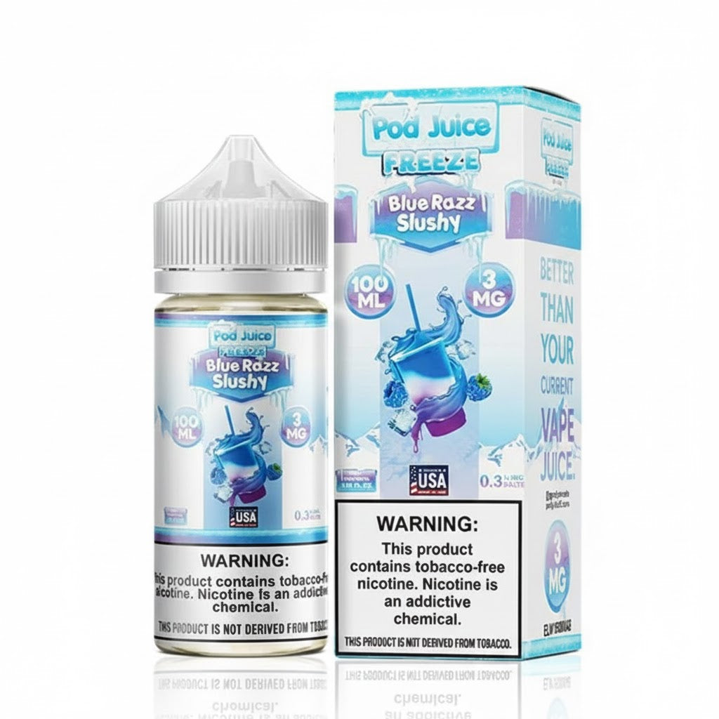 POD JUCIE BLUE RAZZ SLUSHY FREEZE 100ML