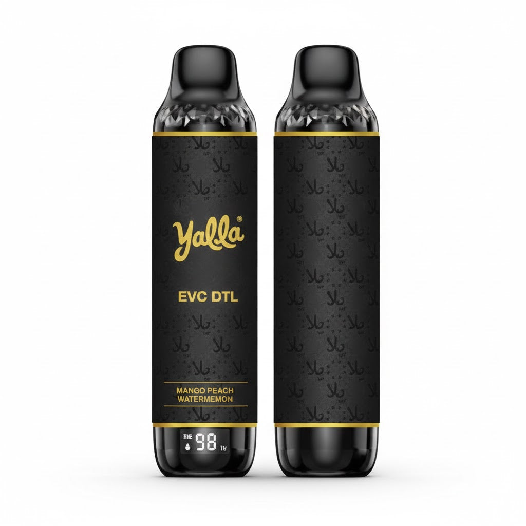 Yalla Evo DTL Disposable Vape – 12,000 Puffs (3mg) - MANGO PEACH WATERMELON