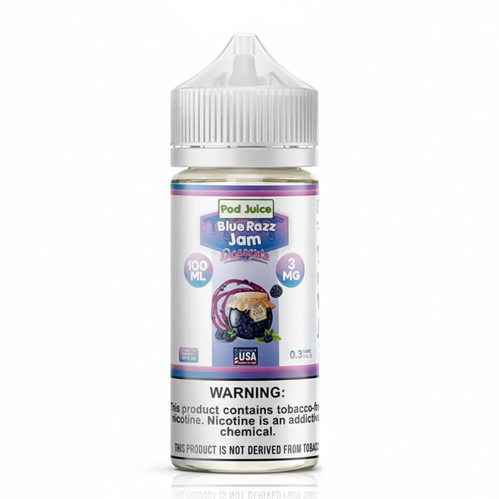 POD JUCIE BLUE RAZZ JAM 100ML
