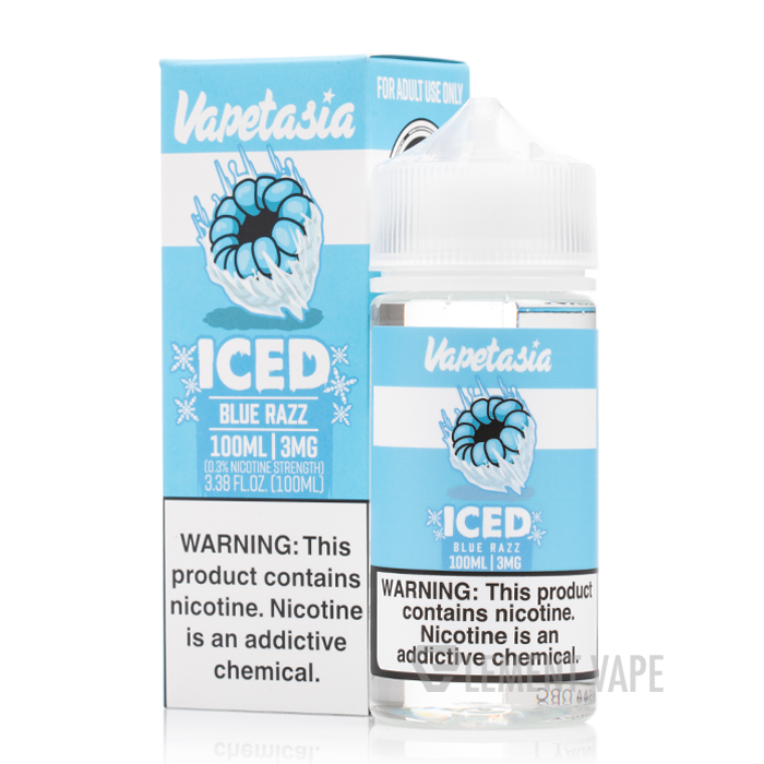 VAPETASIA BLUE RAZZ ICE 100ML