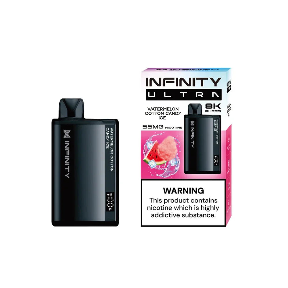 INFINITY ULTRA 8000 PUFFS WATERMELON COTTON CANDY