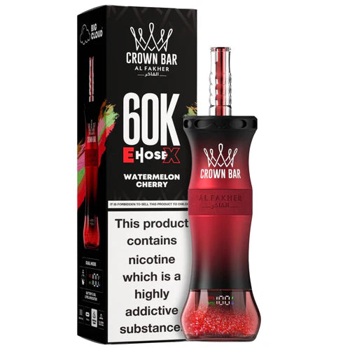 AL FAKHER CROWN BAR E HOSE X 60K PUFFS WATERMELON CHERRY