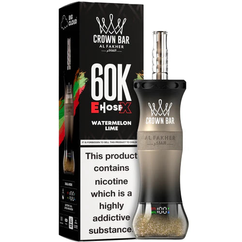 AL FAKHER CROWN BAR E HOSE X 60K PUFFS WATERMELON LIME