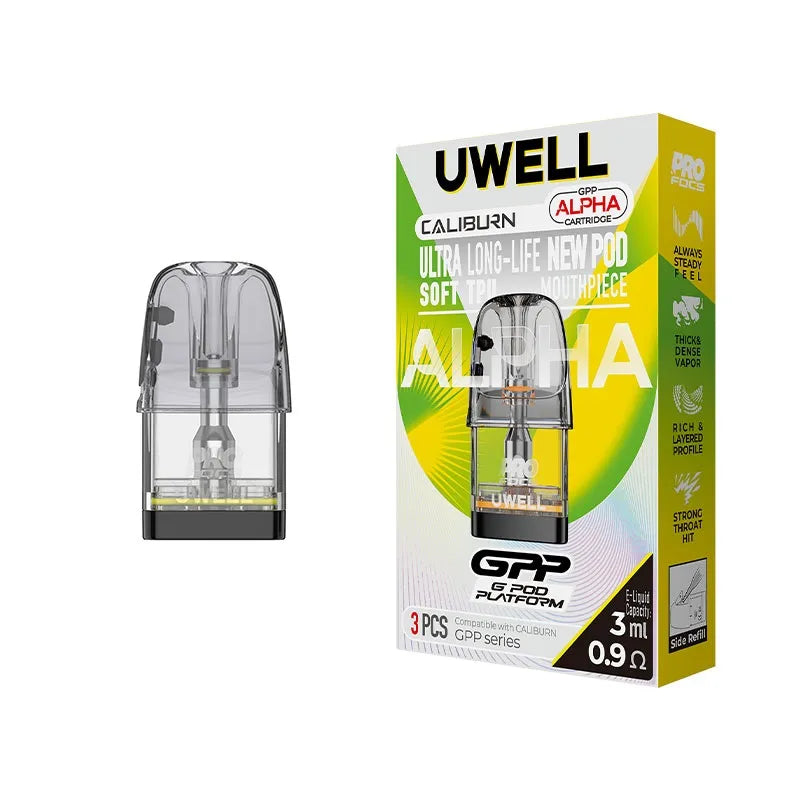 UWELL CALIBURN GPP ALPHA POD CARTRIDGE 3ML